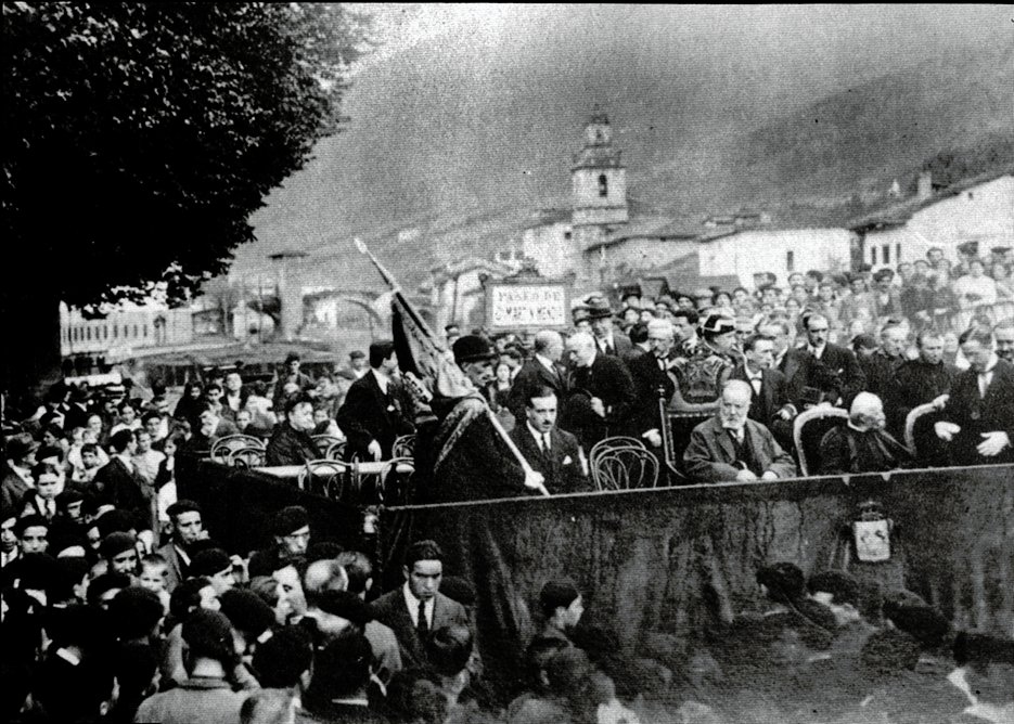 Inauguración del paseo Martín Mendía - 1914